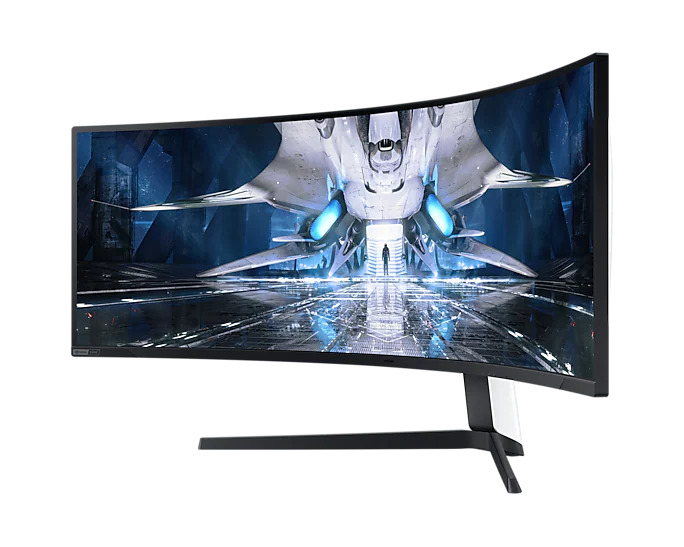 SAMSUNG 49" DQHD Monitor With Quantum Mini-LED LS49AG950NEXXT รับประกันสินค้า 3 ปี