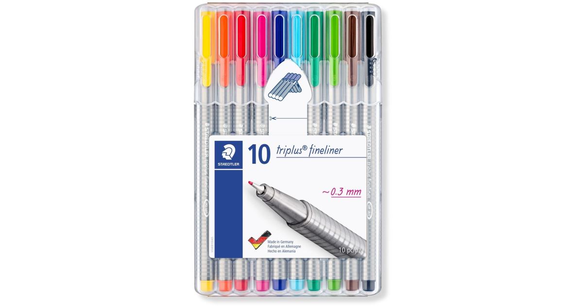 ชุดปากกาเมจิก STAEDTLER สเต็ดเล่อร์ 10 สี