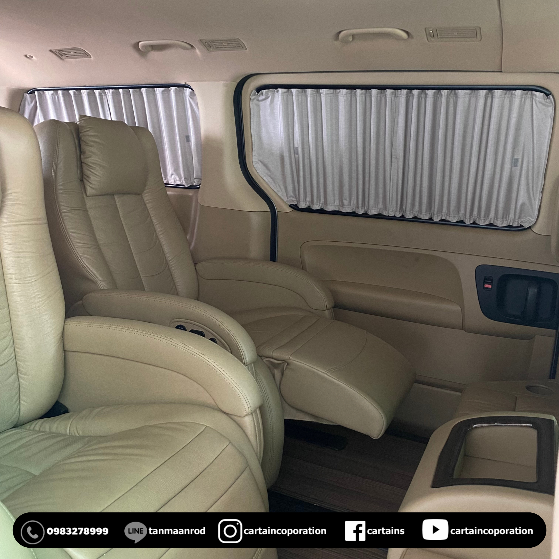 ผ้าม่านรถ รุ่นกันไรฝุ่น เบอร์ 03