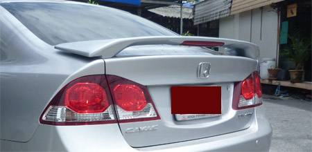 สปอยเลอร์ แบบยกมีไฟเบรค CIVIC 2006