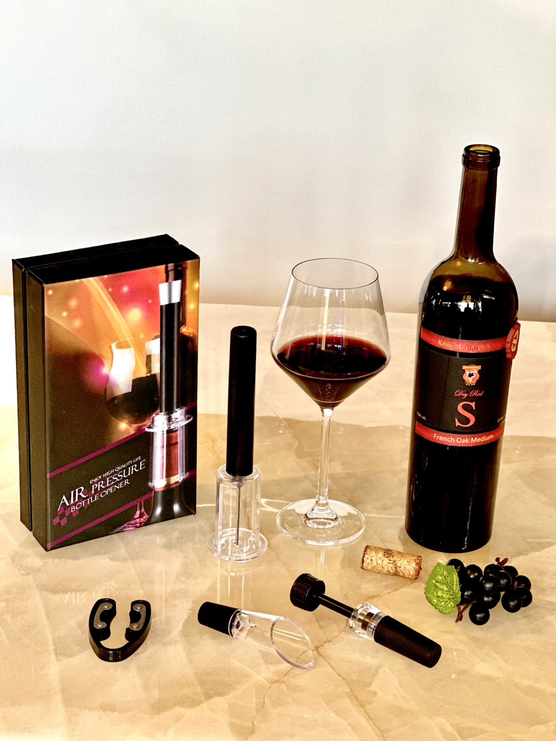 เซ็ตที่เปิดไวน์แรงดัน