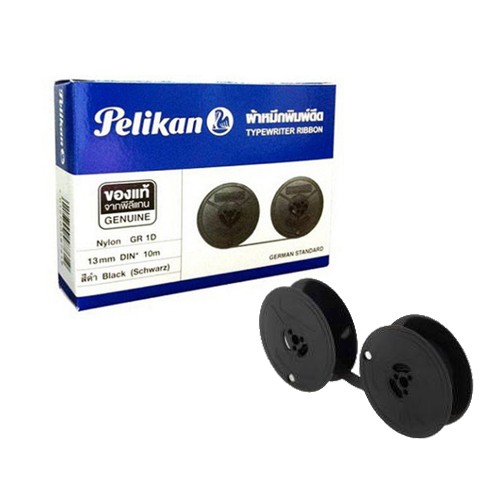 ผ้าหมึกเครื่องพิมพ์ดีดแกนคู่ สีดำ Pelikan