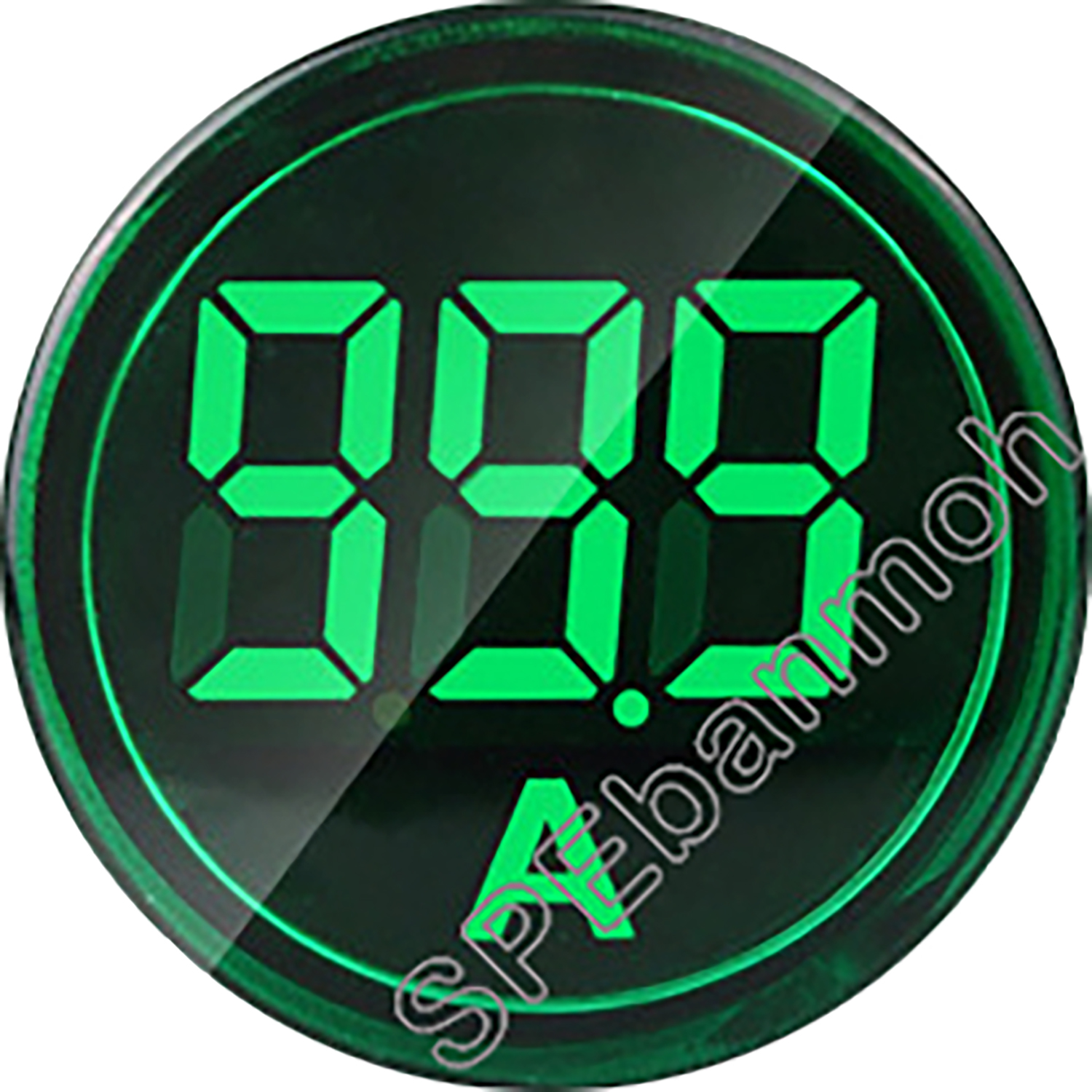 [ 1ชิ้น ] AD16-22DSA สีเขียว Green ไพล็อตแลมป์ วัดกระเเส หลอดไฟ วัด กระเเส Amp แอมป์ มิเตอร์ หลอดวัด A หลอดวัด A หลอดวัดกระเเสไฟฟ้า AC 0-100A หลอดไฟวัดแอม A 22มม วัดแอม Mini Amp Meter 22mm Lamp Meter หลอดดิจิตอล แสดงผล LED แอมมิเตอร์ วัดกระเเสไฟฟ้า AC 0 -