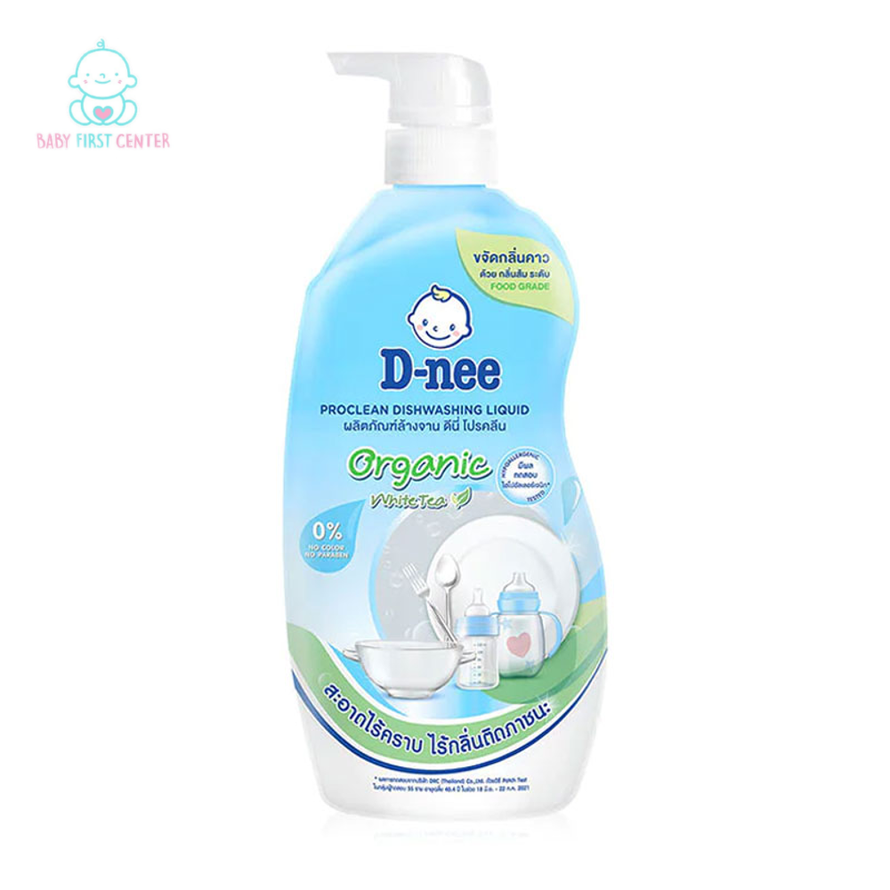 D-nee น้ำยาล้างจานออร์แกนิค Proclean Dishwashing Liquid Organic White Tea ขนาด 600 มล.
