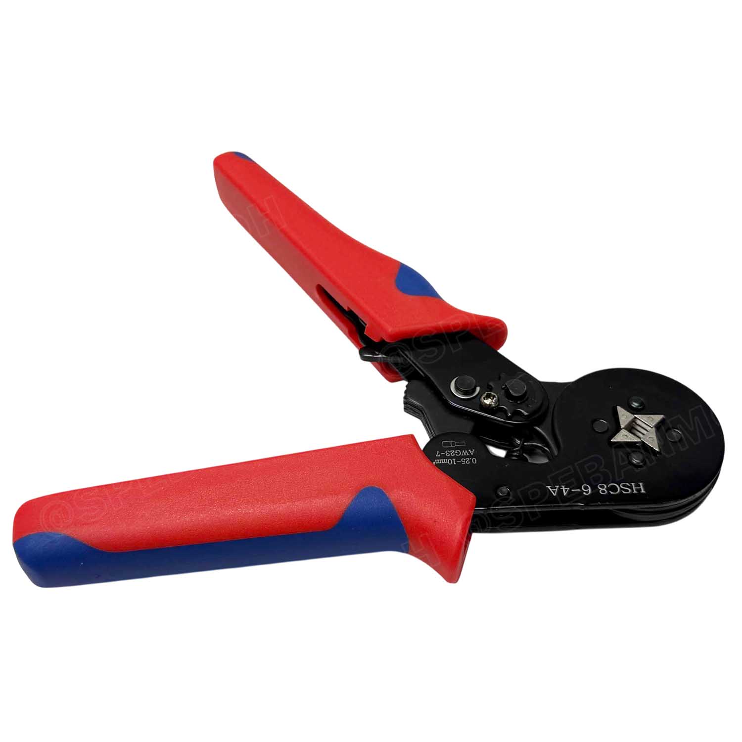 [ 1 ชิ้น ] HSC8-6-4 รุ่นประหยัด คีมย้ำหางปลา คอร์ดเอ็น หางปลาเข็ม 0.25-10 mm² Crimping Terminal For Coed End คีมย้ำสลิปเข้าปลายสาย ย้ำสายไฟ Wire ferrules End sleeves 23-7AWG คีมอเนกประสงค์ ด้ามจับ แบบ 4 เหลี่ยม CRIMPING TOOLS 0.5 1.5 2.5 4.0 6.0 10.0 m