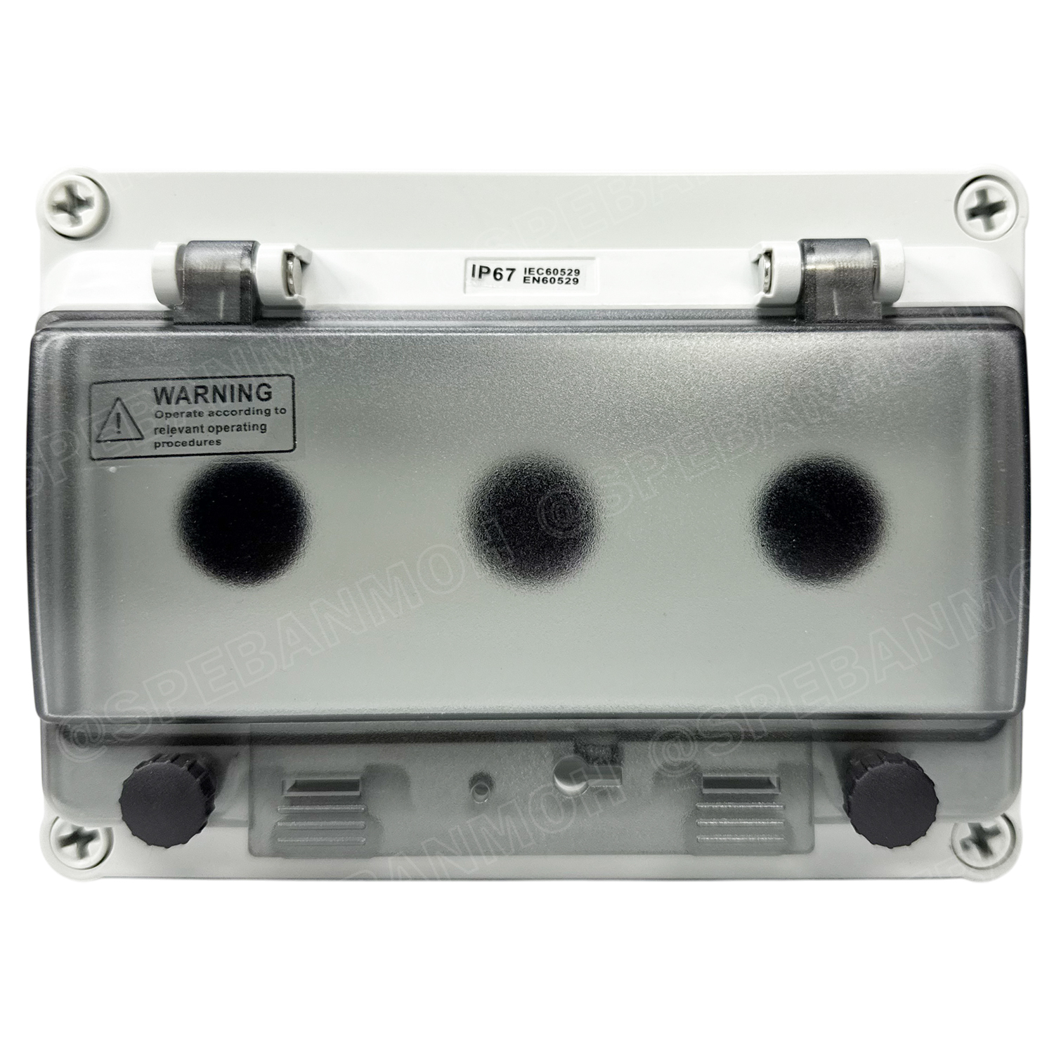 [ 1 ชิ้น ] BOX-CK กล่องใส่สวิทช์ ขนาดรู 22mm Control Switch Box กล่องกันน้ำ แบบมีฝาครอบ กล่องกันน้ำ สำหรับสวิทช์คอนโทรล Waterproff Electrical Boxes With Cover ล่องเปล่า สำหรับสวิทช์