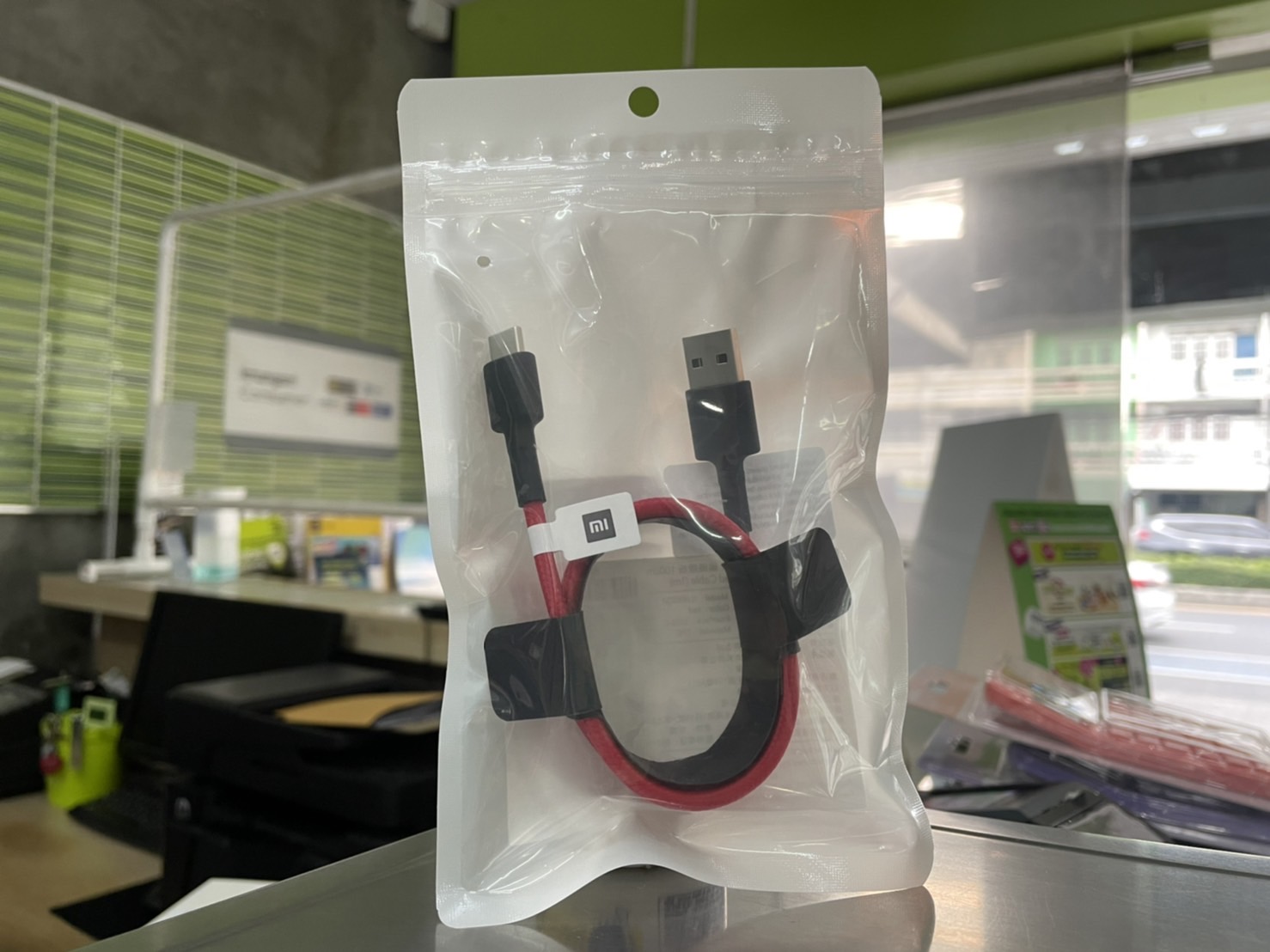 สายชาร์จ Xiaomi Mi USB to Type-C สายถัก ยาว 1 เมตร รับประกันศูนย์ไทย