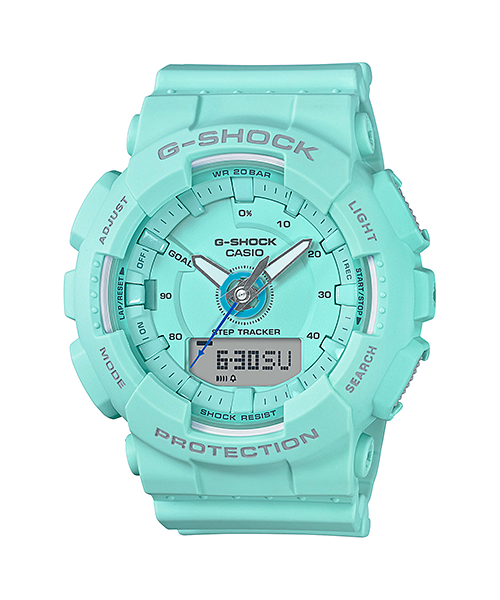 CASIO G-SHOCK Mini รุ่น GMA-S130-2ADR สีฟ้า อมเขียว สินค้าของเเท้ รับประกันศูนย์ CMG