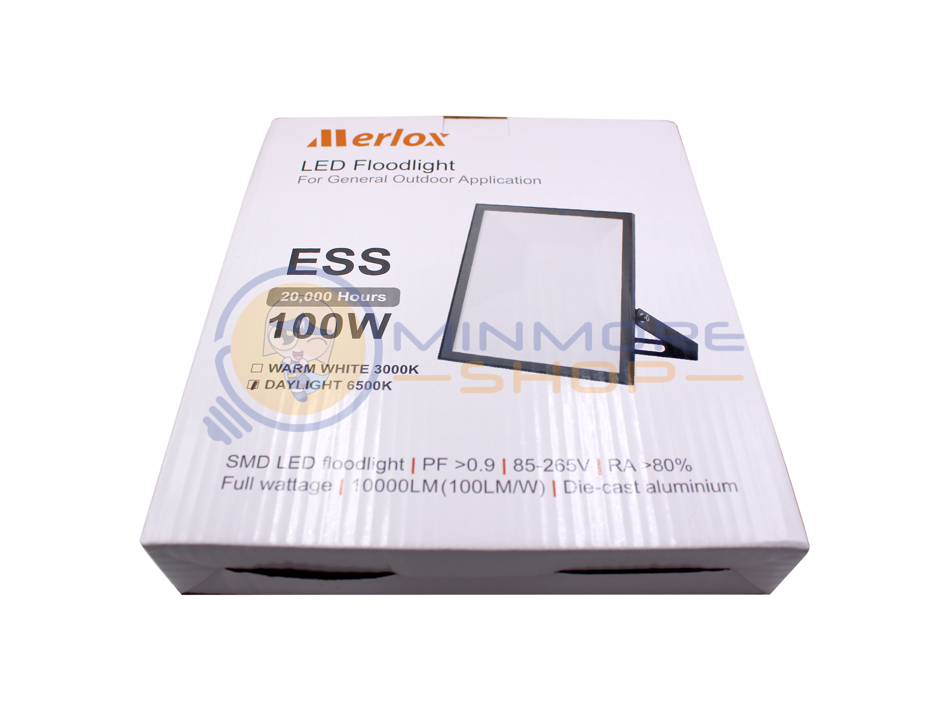 LED สปอร์ตไลท์ อเนกประสงค์ Floodlight 100W ยี่ห้อ Merlox