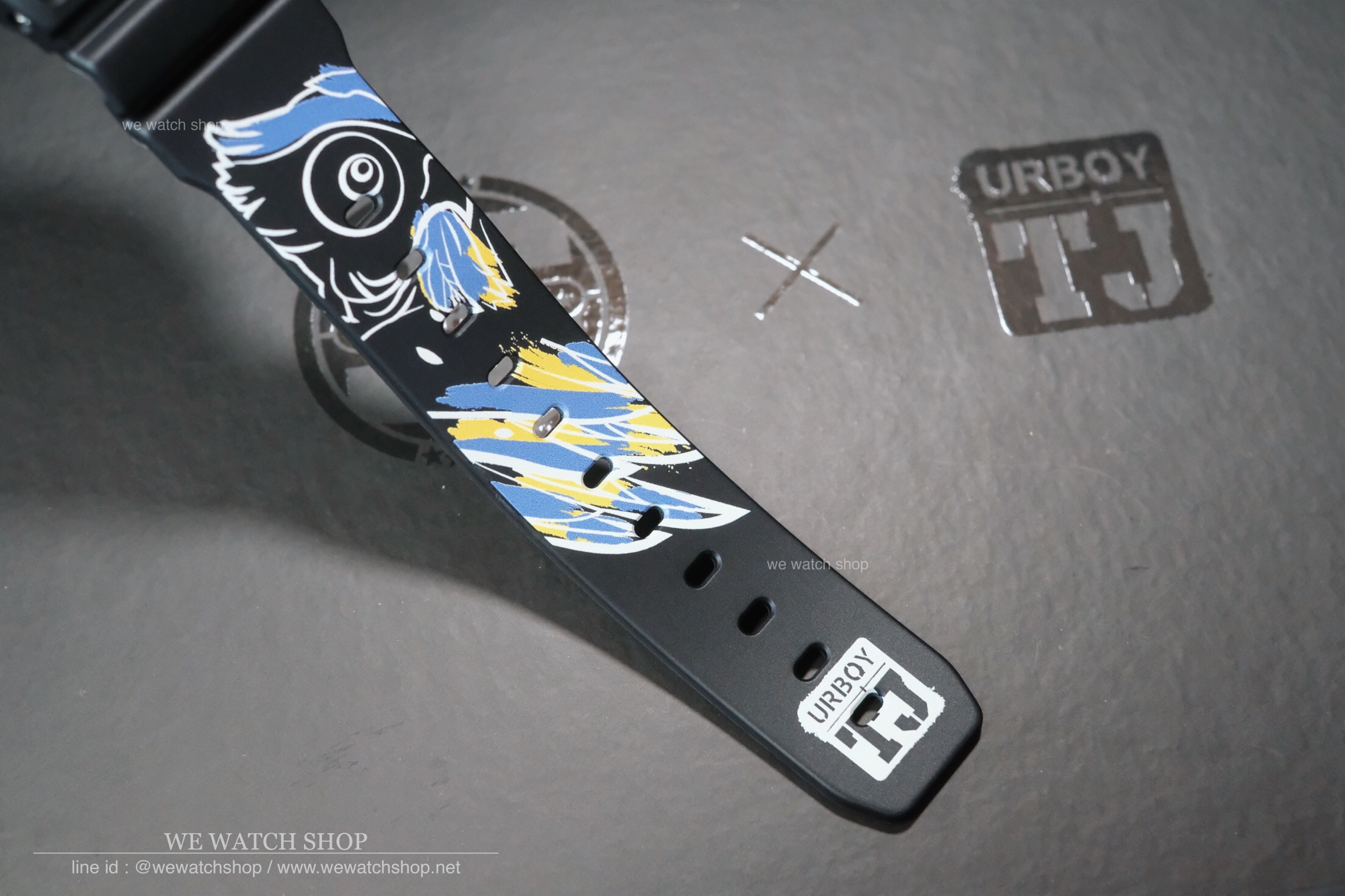 CASIO G-SHOCK x Urboy TJ DW-5600E-1VDF สีดำ Limited edition สินค้าใหม่ ของแท้ รับประกันศูนย์ CMG