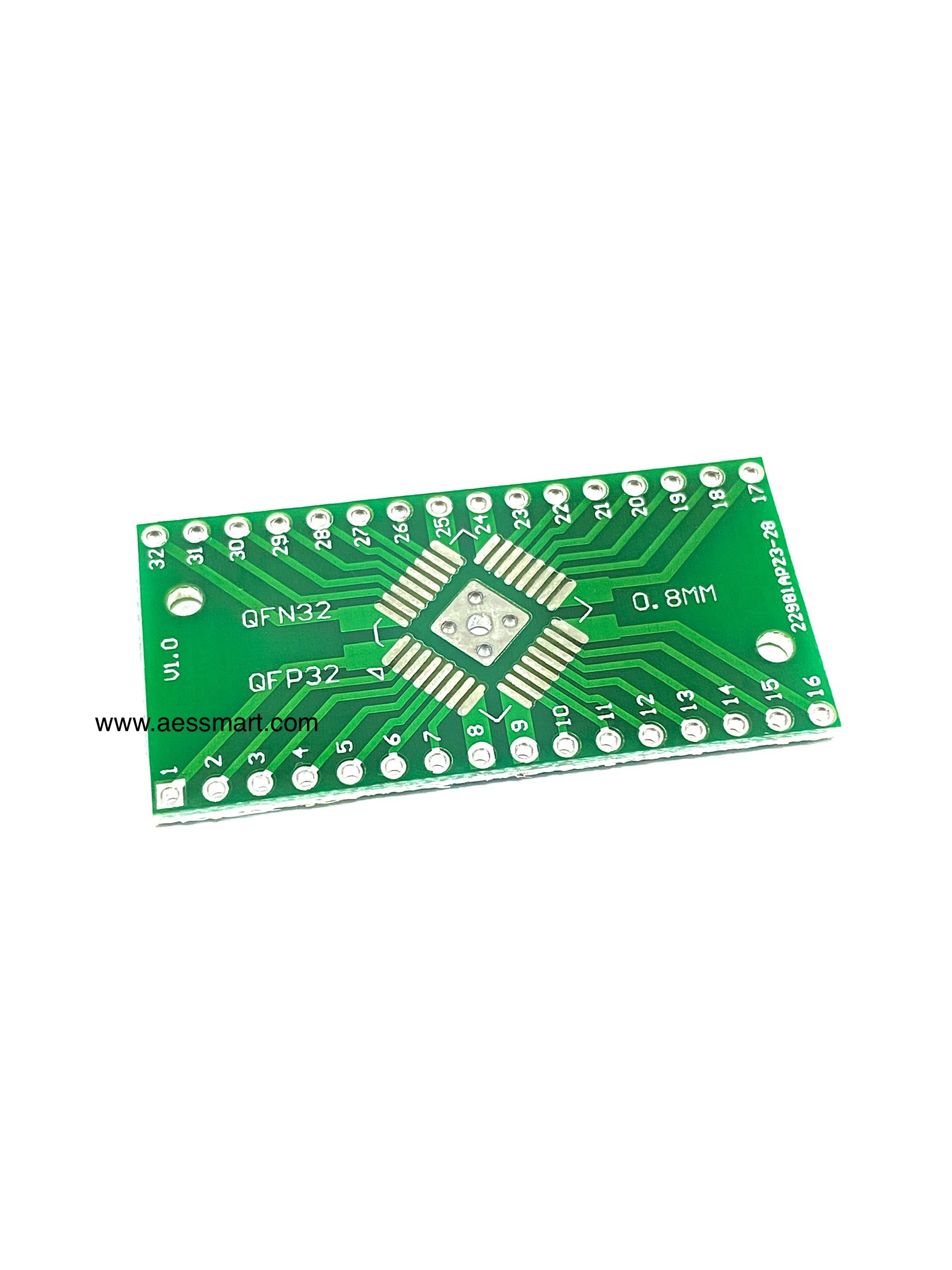 S639 : QFN32 QFP32 adapter plate DIP 0.65MM 0.8mm