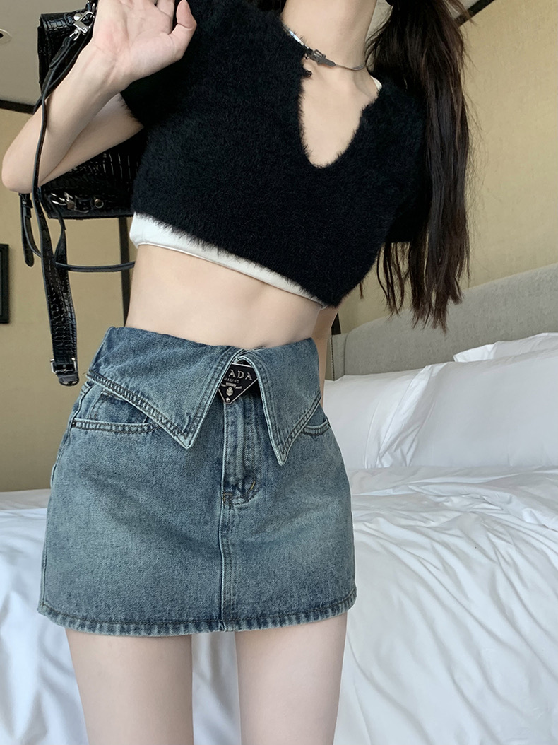 DM Denim skirt กระโปรงยีนส์สั้น แบบใหม่