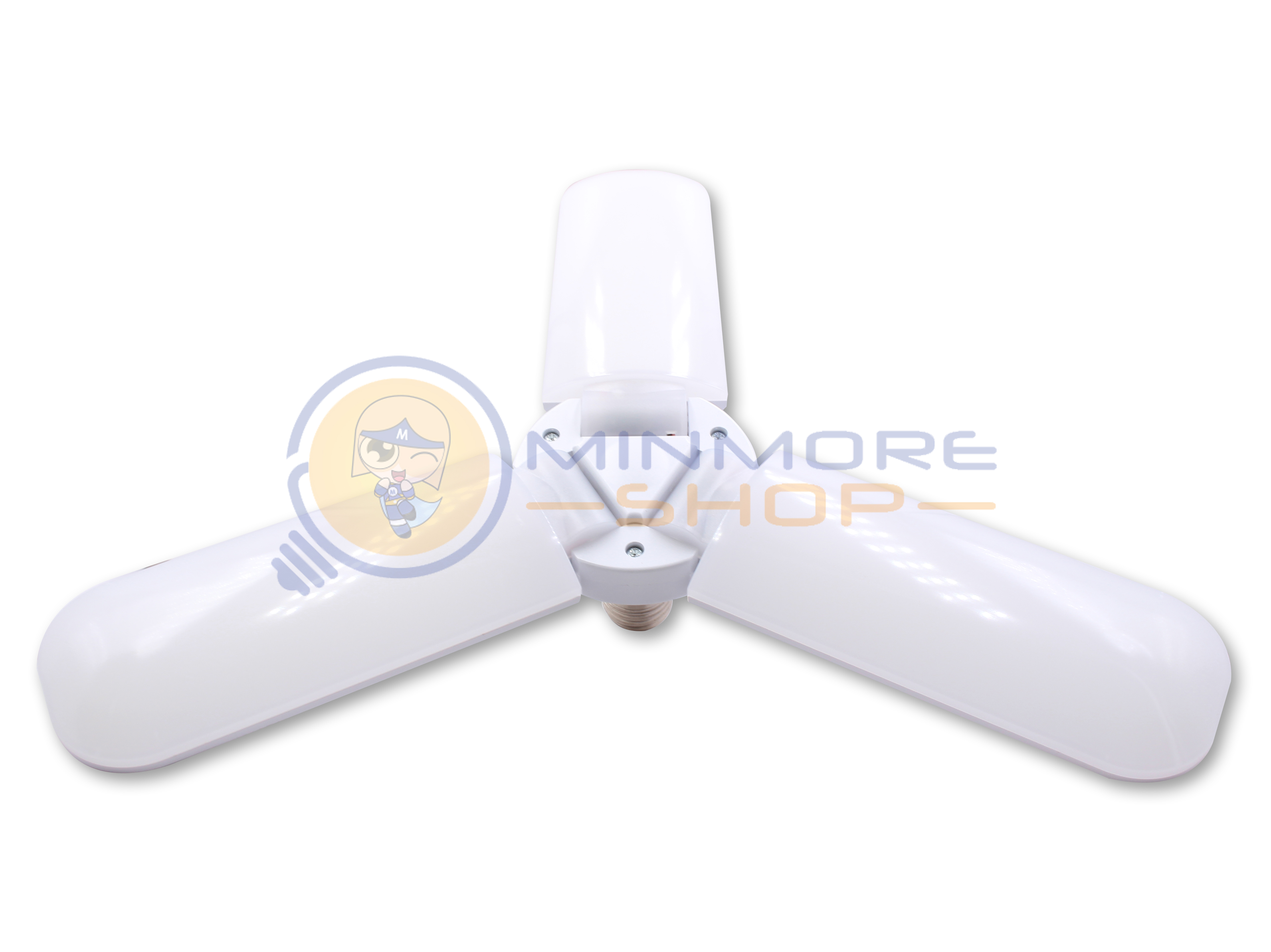 หลอดไฟ LED ทรงใบพัด LED BULB FAN BLADE 45w ขั้ว E27 ยี่ห้อ BEWON