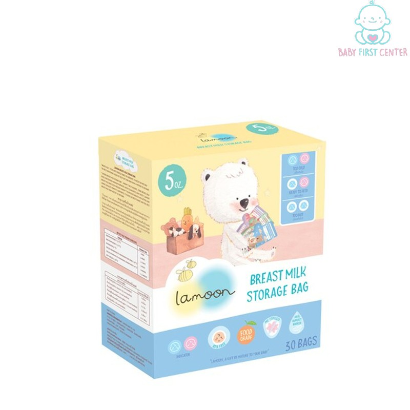 LAMOON ละมุนถุงเก็บน้ำนมแม่ 5OZ 30PCS