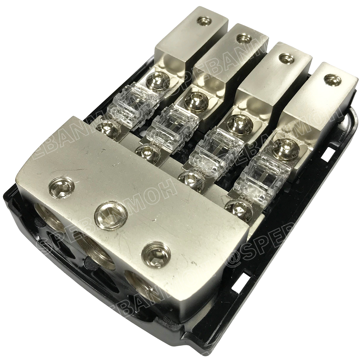 WM-893 กระบอกฟิวส์รถยนต์ Wireman เข้า 1 ออก 4 Wireman Auto Fuse WM893 ฟิวส์รถยนต์ เครื่องเสียงรถยนต์ กระบอก กระบอกฟิวส์รถยนต์ กระบอกฟิวส์เครื่องเสียง กระบอกฟิวส์ รถยนต์ WIREMAN ฟิวเพาเวอร์เสียงกลาง ฟิวส์ซับบ๊อก ฟิวส์เครื่องเสียง ฟิวส์รถยนต์