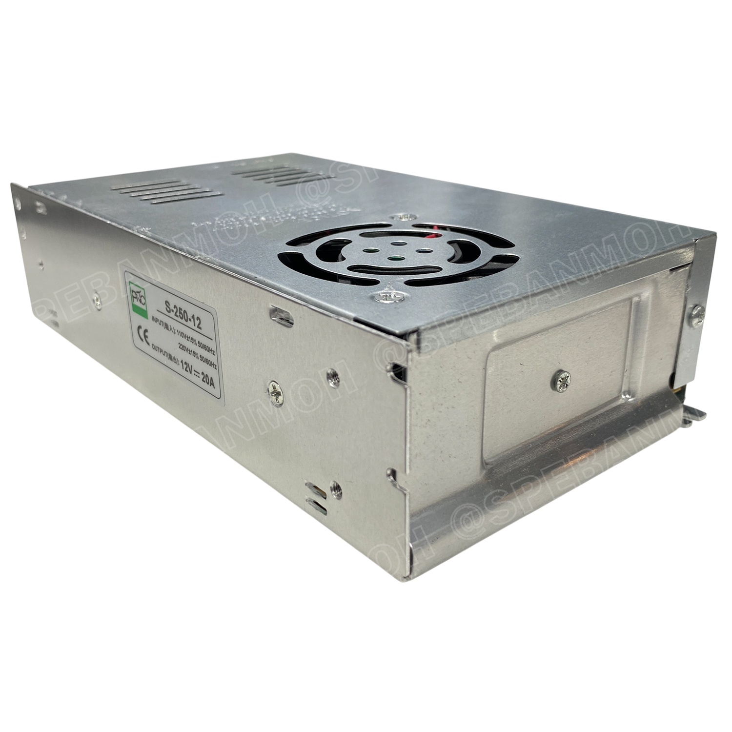 [ 1 ชิ้น ] S-250-12 Switching Power Supply สวิทช์ชิ่ง พาวเวอร์ซัพพลาย 250W 12V 20A Switching Power Supply 12VDC 250วัตต์ แหล่งจ่ายไฟ แบบสวิตชิ่ง 12 โวลต์ ซัพพลายจ่ายไฟ Output 12VDC เพาเวอร์ซัพพลาย โวลต์ ดีซี ตัวแปลงไฟ หม้อแปลง ไฟเข้า 110V / 220V AC to 12V