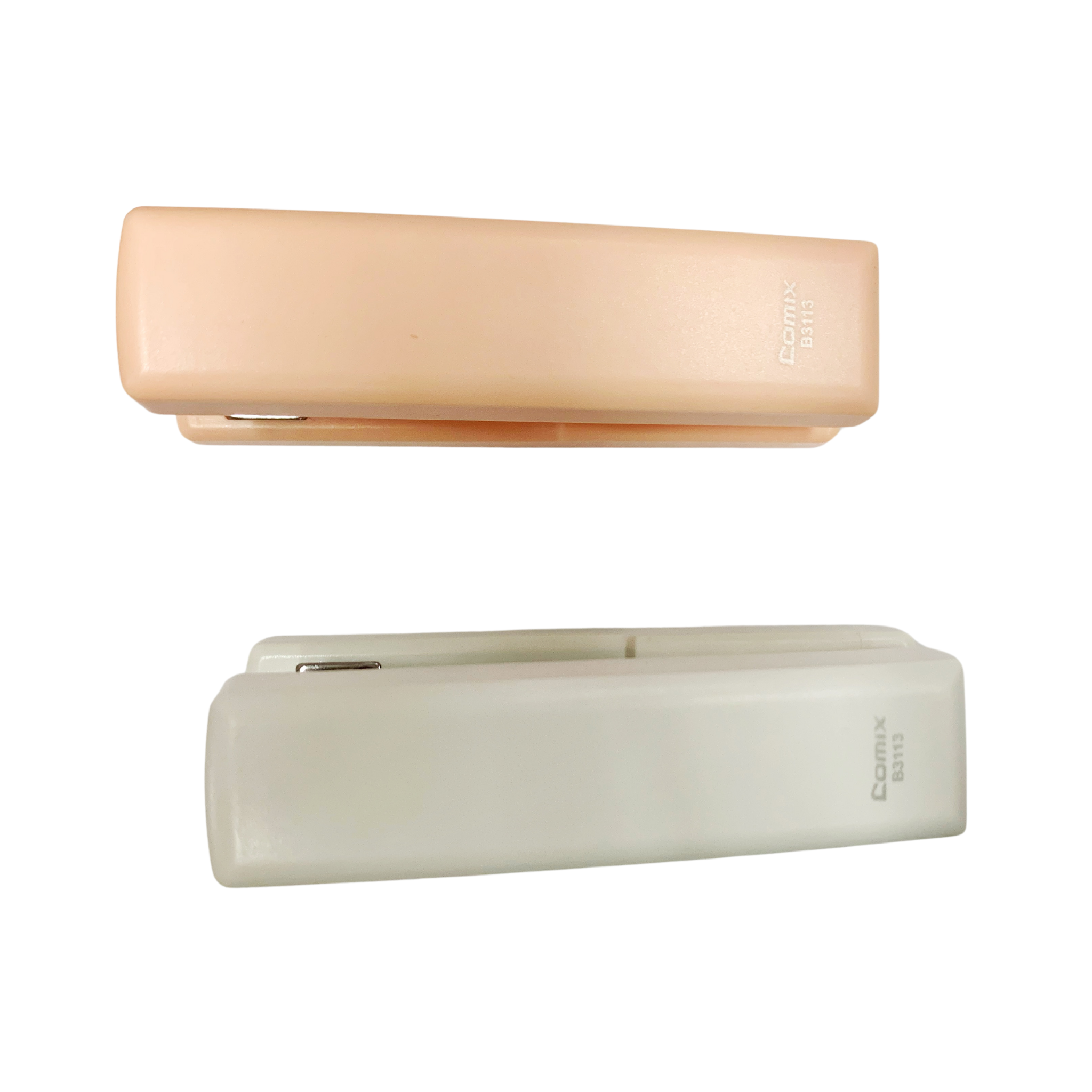 เครื่องเย็บกระดาษ Stapler Comix รุ่น B3113 มี 2 สี ขาว/ชมพู