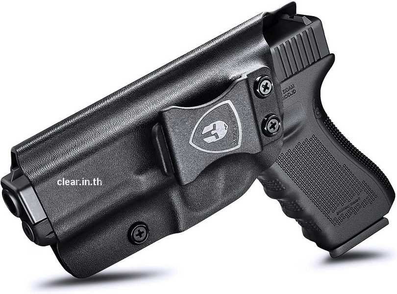 ซองพกใน Glock17 19 26 44 45 Gen(1-5) & Glock 23 32 Gen(1-4) IWB Kydex Holster, Right Hand USA WARRIORLAND holster