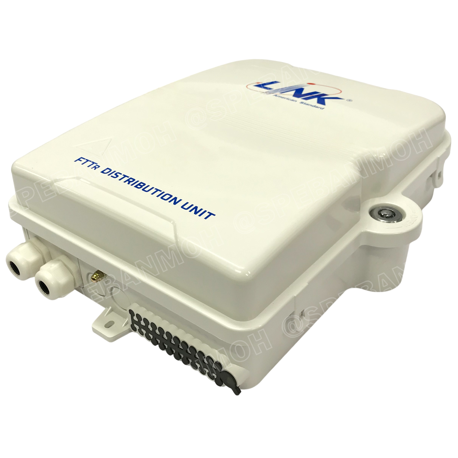 [ 1 ชิ้น ] UFH3112 Indoor Outdoor 12 SC/APC PON PLASTIC Terminal Box w/12 SC/APC Adapter & Pigtail กล่องพักสายไฟเบอร์ออฟติก 12ช่อง กล่องรวมสายและกระจายสายไฟเบอร์ FIBER TERMINAL BOX and CABINET and JUNCTION BOX