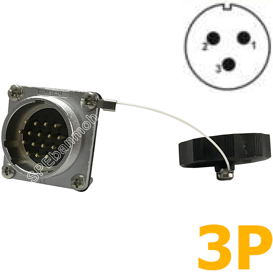WS28-ZZM-3 ปลั๊กเหล็ก Metal Connector Aviation Plug Weipu Connector WS28 ปลั๊กเหล็ก 28มิล 28mm Metal Connector ปลั๊กเหล็ก Male Female Connectors Socket Aviation Plug คอนเนคเตอร์เหล็ก คอนเนคเตอร์ตัวผู้ตัวเมีย ขั้วไฟฟ้าเเบบเหล็ก