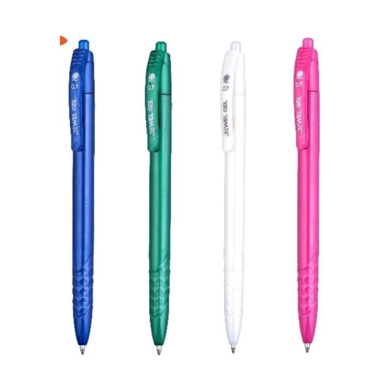 ปากกาเจล Quantum รุ่น Jewel Gel หัว 0.7 มม. หมึกสีน้ำเงิน คละสี