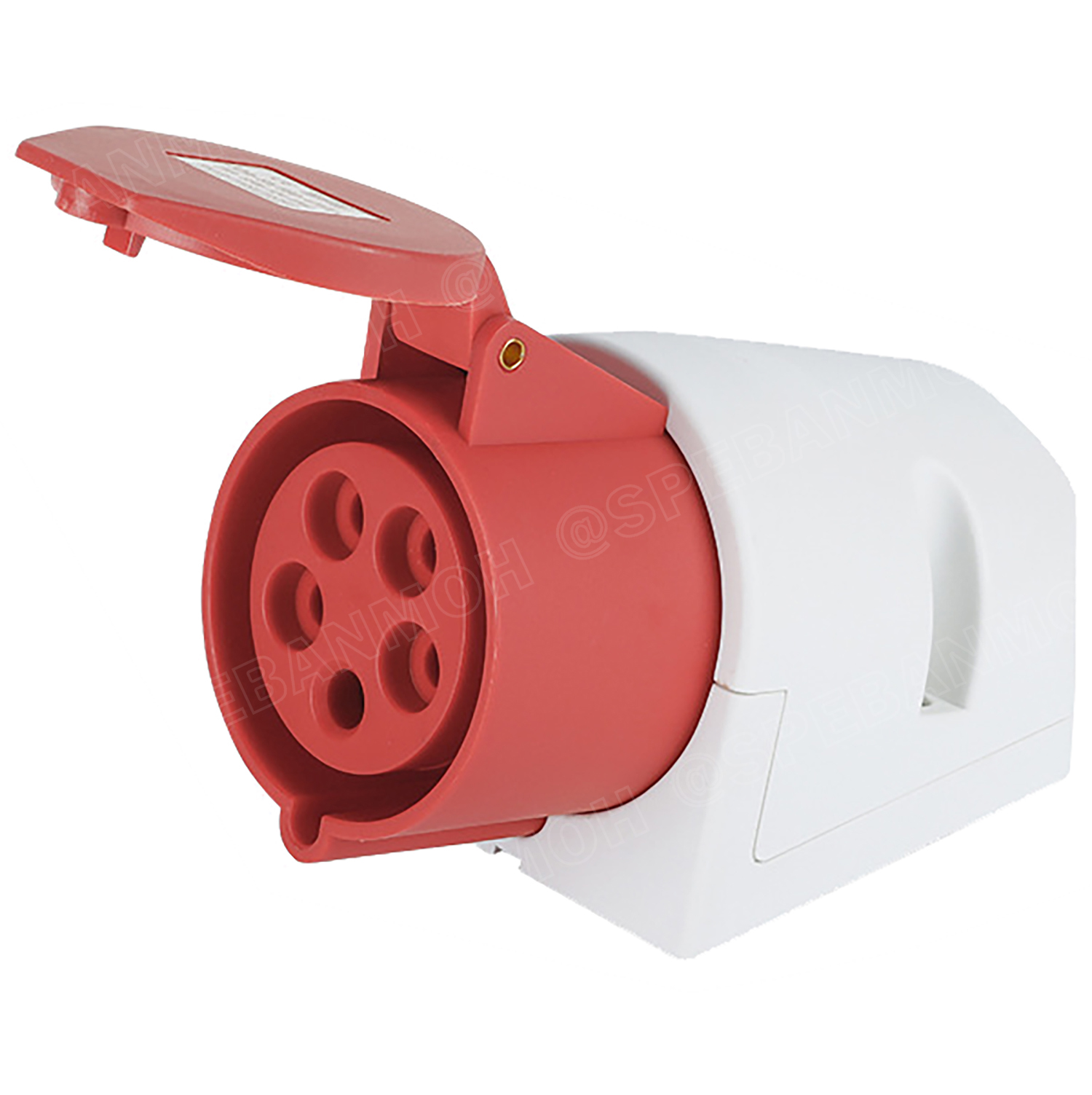 [ 1 ชิ้น ] SFN Power Plug IP44 ตัวเมียติดผนัง Female Wall Mount ปลั๊กอุตสาหกรรม ขนาดใหญ่ กระแสสูง High current Female Wall Mount ขั้วต่อไฟฟ้าขนาดใหญ่ คอนเน็คเตอร์กันฝุ่น ระดับIP44