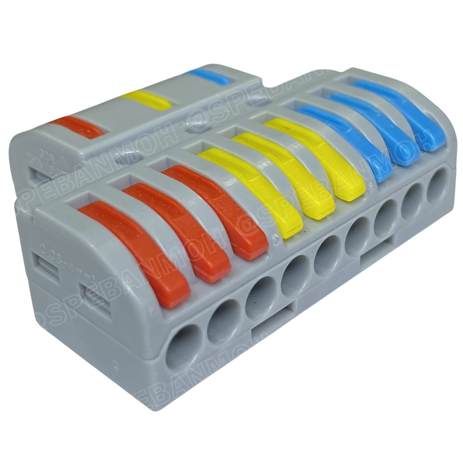 [ 1 ชิ้น ] LT-933 ตัวแยกสาย 3 ช่อง 3ชุด เข้า 3 ออก 9 32A 450V เทอร์มินอลต่อสายไฟ Terminal LT Series ตัวแยกสายแบบถอดได้ Wire connector terminal ขั้วต่อสายไฟ เทอร์มินอลเชื่อมต่อสายไฟ LT ตัวแยกสายแบบหนีบ Cable splitter เต๋าต่อสายไฟ