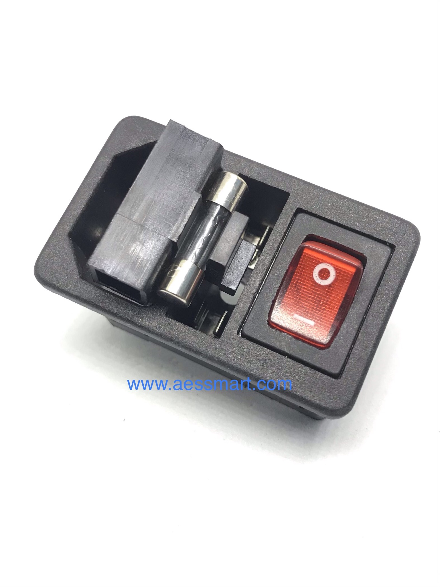 ปลั๊ก AC แบบมีที่ใส่ฟิวส์ (ไม่แถมฟิวส์)