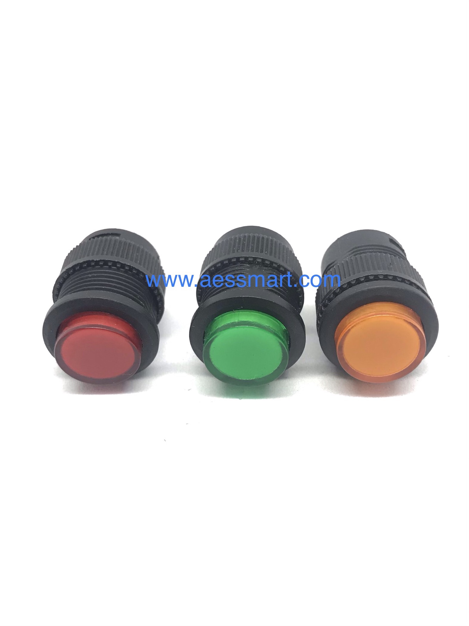 สวิตซ์กดติดกดดับ หัวกลม 2ขา (คละสี)