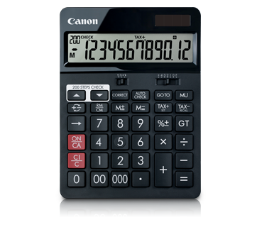 เครื่องคิดเลข Canon รุ่น AS-2288R จอภาพแสดงผล LCD 12 หลัก รับประกันศูนย์ 3 ปี