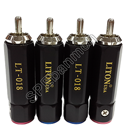 หัว RCA ยี่ห้อ LITON RCA-LT-018 หัวปลั๊ก RCA LITON (RCA Plug)