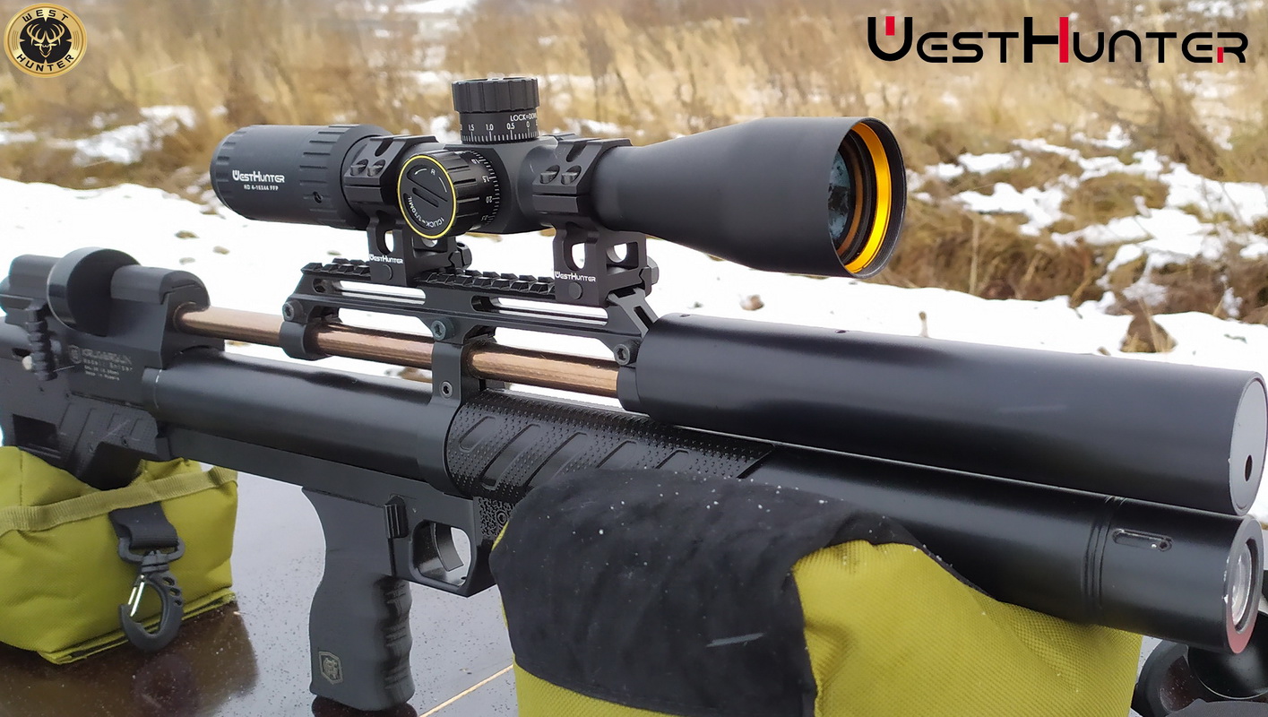 กล้องติดปืน WEST HUNTER HD 4-16X44 FFP scope เส้นเล็งขยายตามซูม สินค้าแท้ รับประกัน 1 ปี