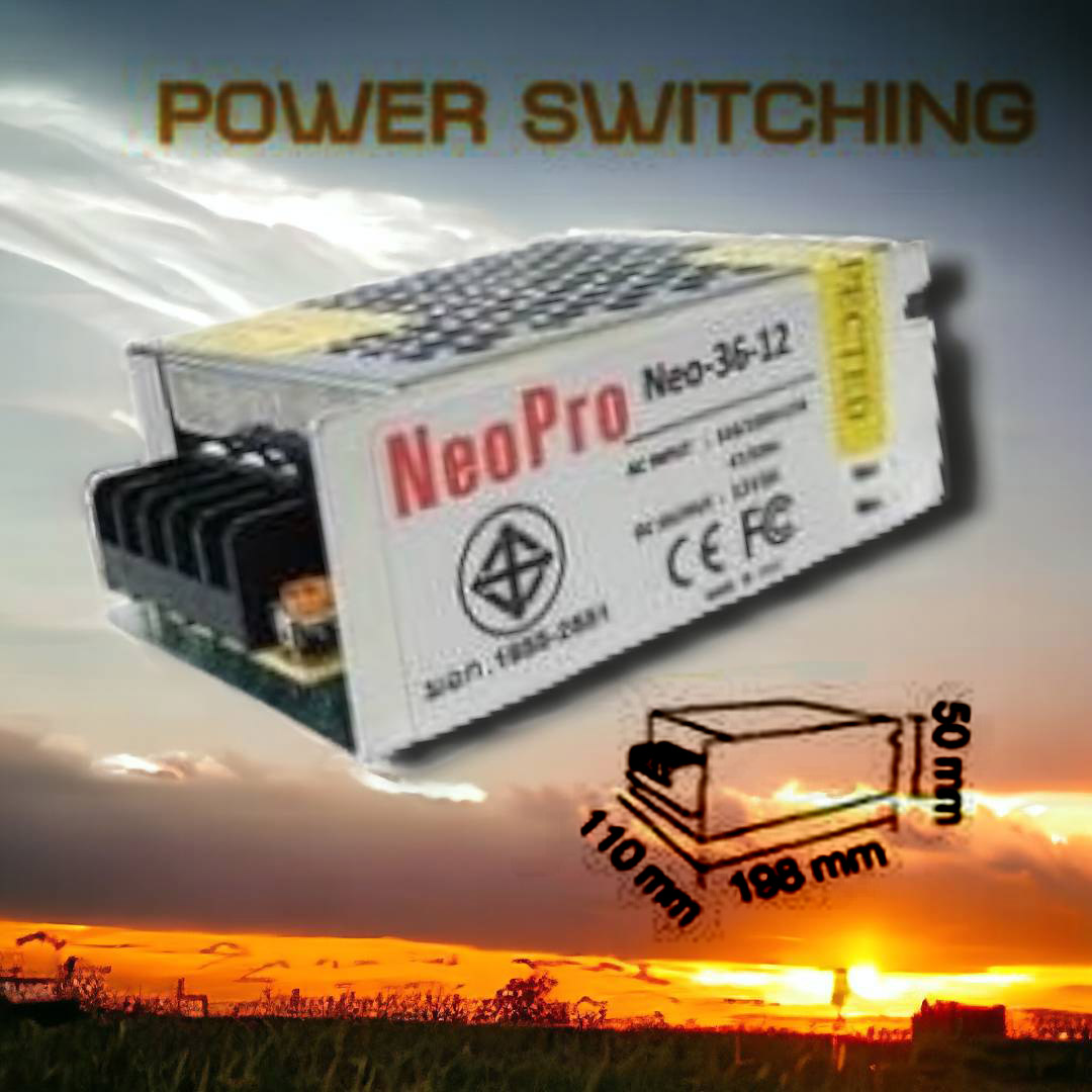 พาวเวอร์ซัพพลาย 240w 12V 20Aขนาดกว้าง160xลึก98xสูง50มม.