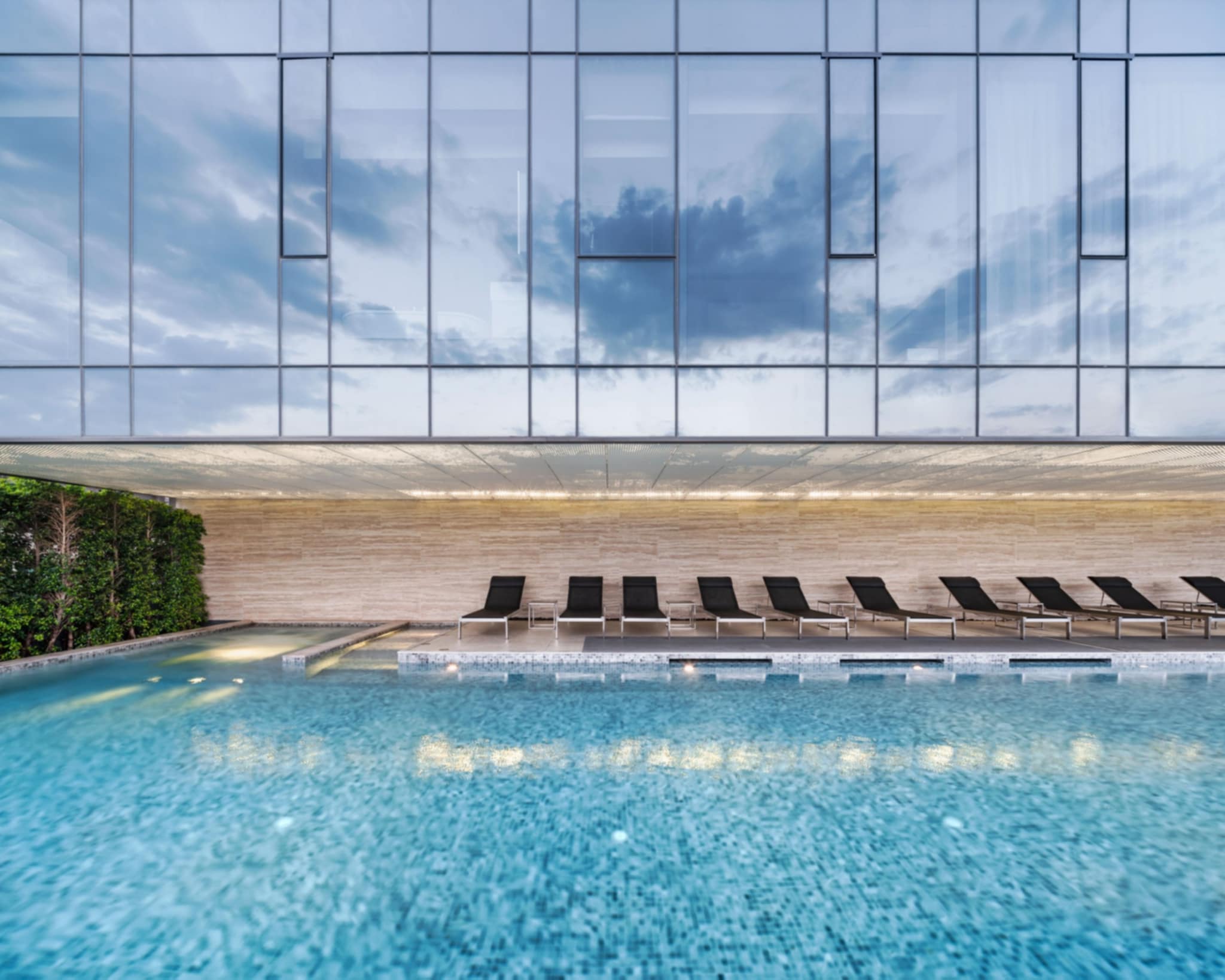 เตียงอาบแดด รุ่น Stainless steel pool lounger