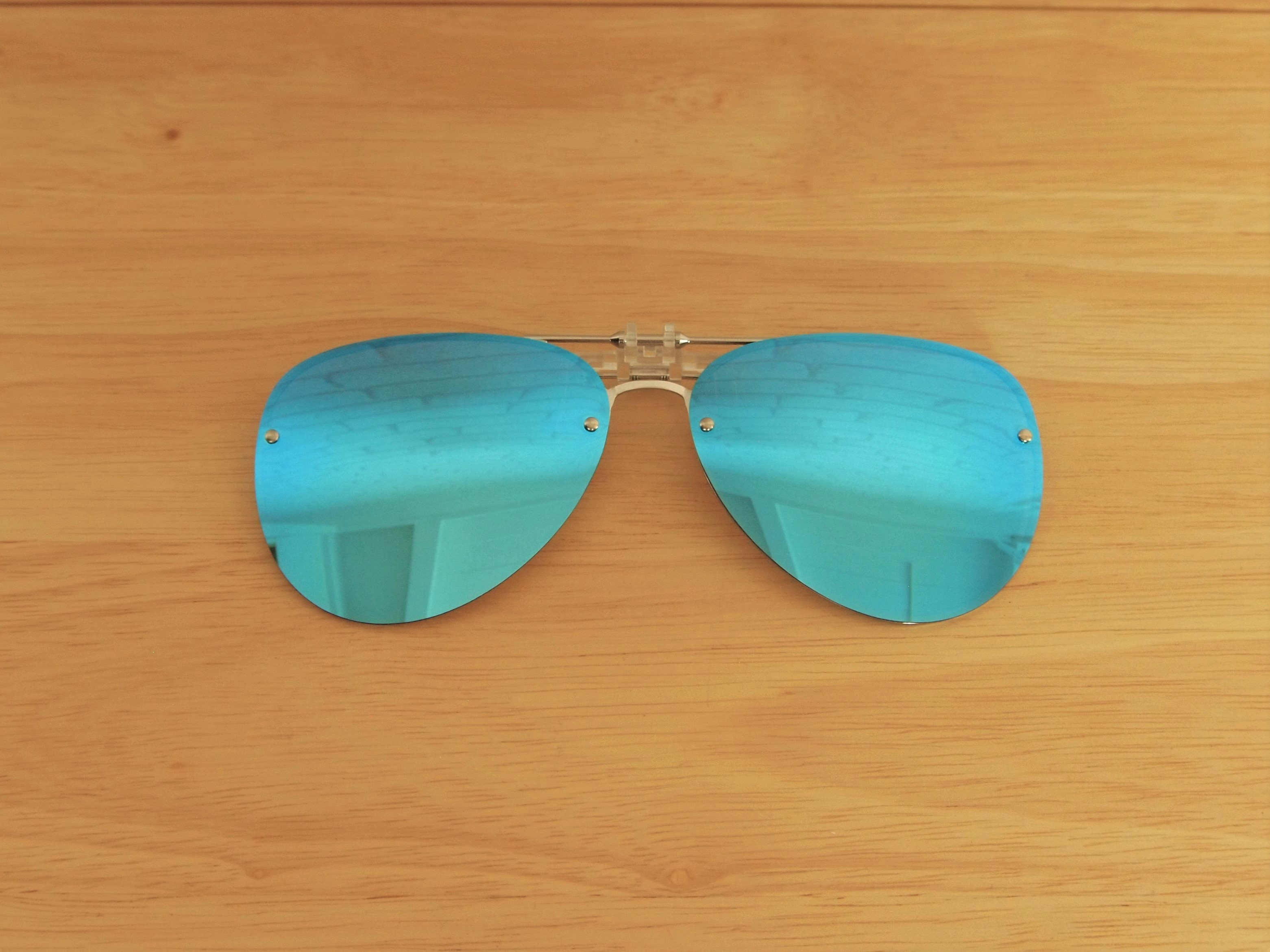 คลิปออนกันแดด Clipsster รุ่น Aviaster B เลนส์สีปรอทฟ้า