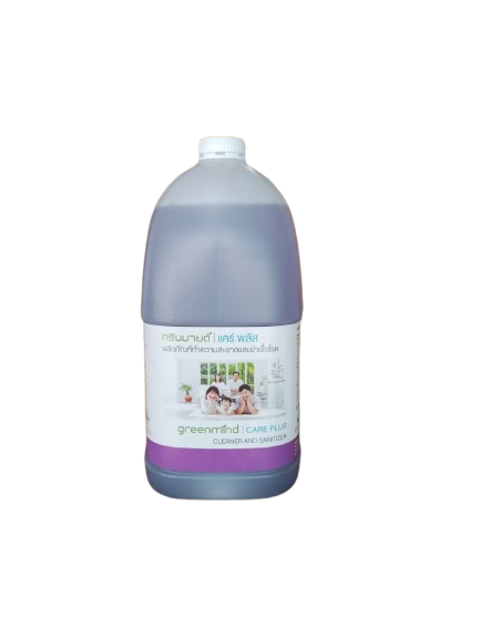 น้ำยาทำความสะอาดและฆ่าเชื้อโรค กรีนมายด์ แคร์ พลัส GREENMIND CARE PLUS Cleaner & Sanitizer