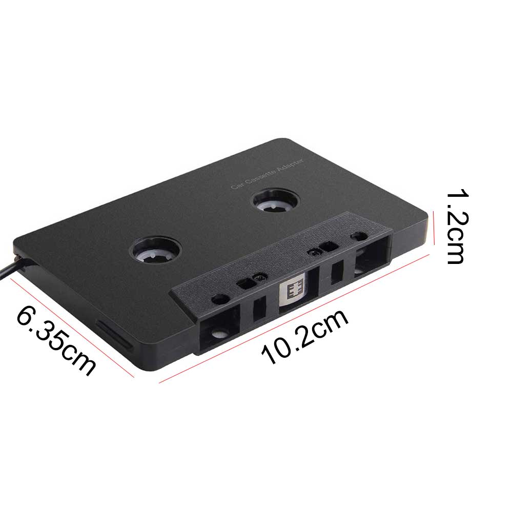 Car Tape Cassette Adapter ตลับเทป AUX สำหรับรถยนต์ เสียบกับโทรศัพท์ หรือเครื่องเล่น mp3 ได้