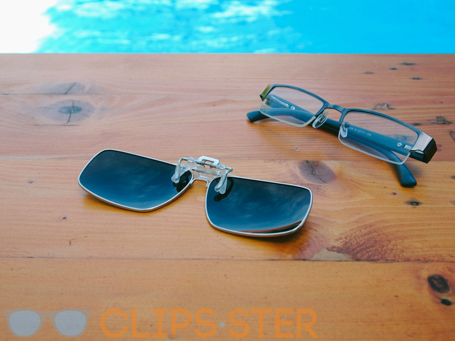 คลิปออนกันแดด Clipsster รุ่น Trapster เลนส์ฟ้าปรอท