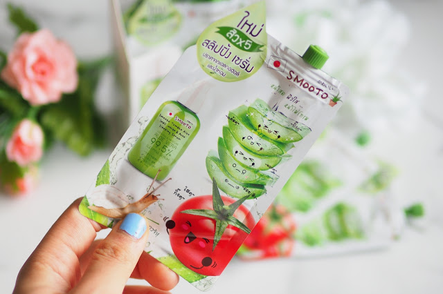 Smooto Tomato Aloe Snail White & Acne Sleeping Serum