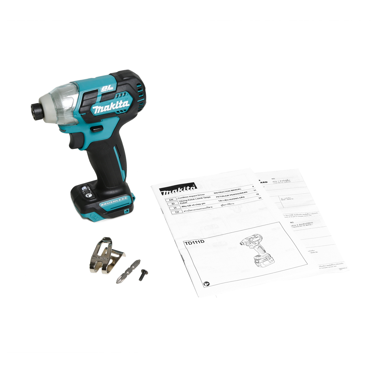 MAKITA TD111DZ สว่านไขควงไร้สาย 12โวลต์ แรงบิด 135 Nm. (เฉพาะเครื่องเปล่า)