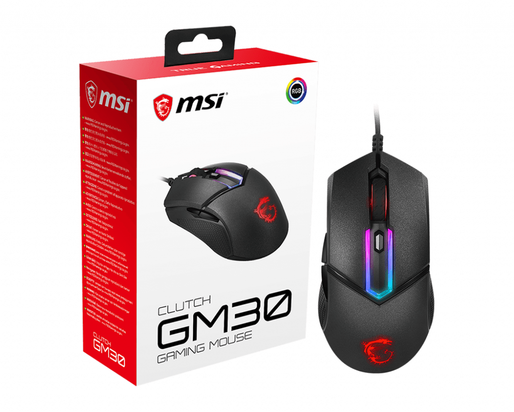 MSI Mouse GAMING GEAR CLUTCH GM30 ประกันศูนย์ไทย