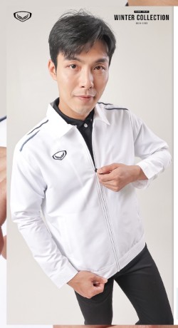 เสื้อแจ็คเก็ตแกรนด์สปอร์ตสีดำ