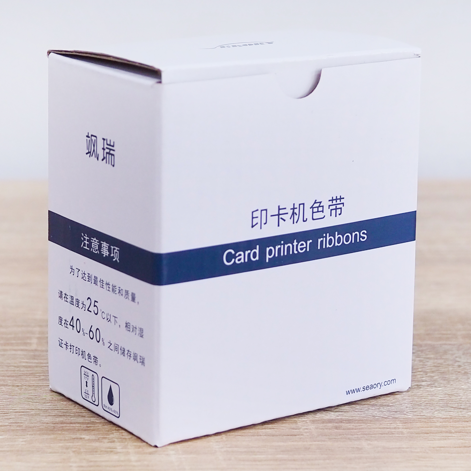 Seaory BXR.2411A.CNA ริบบอนดำ หมึกพิมพ์ดำ Standard monochrome black ribbon K 1000 Print ใช้สำหรับเครื่องพิมพ์บัตร Seaory S20 S21 S22 S22K Code CNA