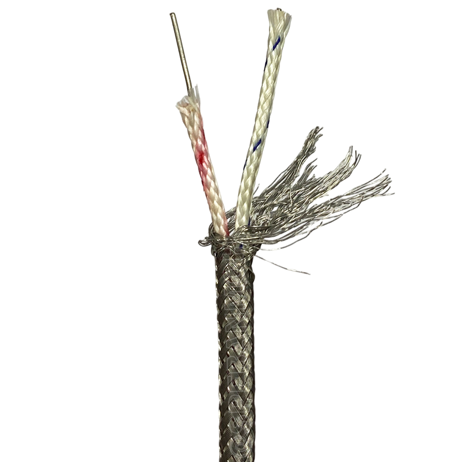 [ 100 เมตร ] TMC-K สายเซ็นเซอร์วัดอุณหภูมิ Thermocouple Wire 2Cx0.5sq.mm Type K 2คอร์ 0.5sq.mm สำหรับเครื่องวัดอุณหภูมิ และเครื่องควบคุมอุณหภูมิ Thermocouple Wire for Thermometer Meter and Temperature Control ไทป์เค สำเนา