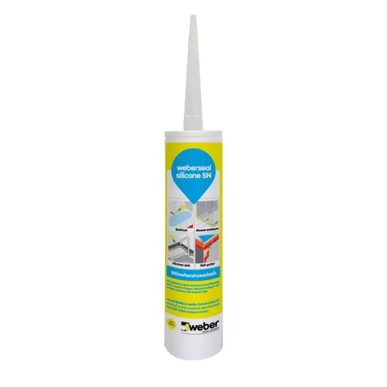 เวเบอร์ซีล ซิลิโคน เอสเอ็น (ขนาด 280 ml. บรรจุ 24 หลอด/กล่อง) สีดำ weber