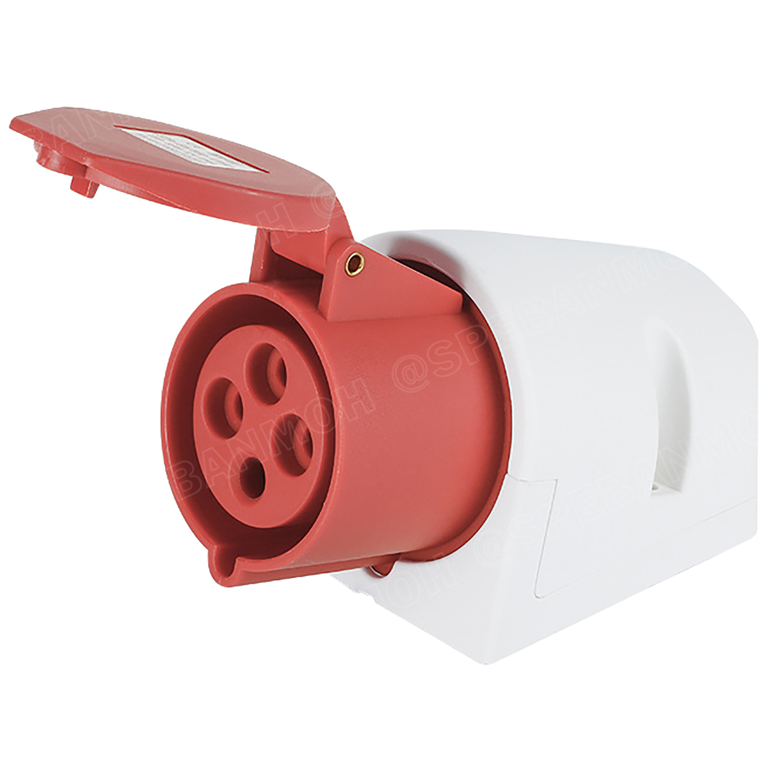 [ 1 ชิ้น ] SFN Power Plug IP44 ตัวเมียติดผนัง Female Wall Mount ปลั๊กอุตสาหกรรม ขนาดใหญ่ กระแสสูง High current Female Wall Mount ขั้วต่อไฟฟ้าขนาดใหญ่ คอนเน็คเตอร์กันฝุ่น ระดับIP44