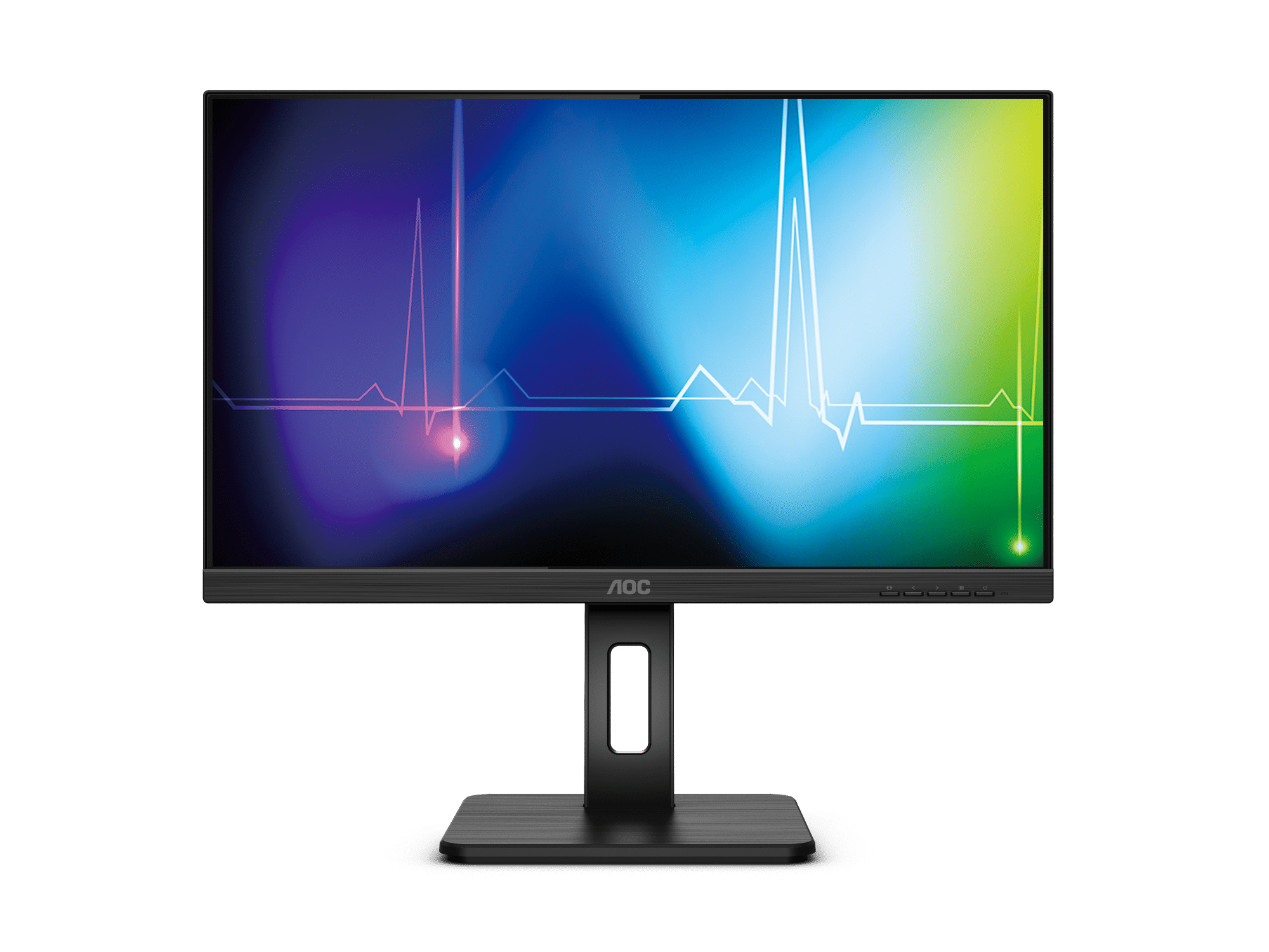 Monitor 23.8'' AOC 24P2C/67 (IPS, DP, USB-C, SPK, HDMI) 75Hz รับประกันศูนย์ไทย