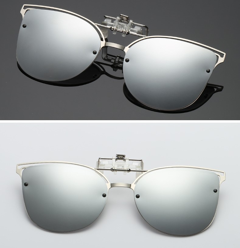 คลิปออนกันแดด Clipsster รุ่น Blazester เลนส์สีปรอทเงิน