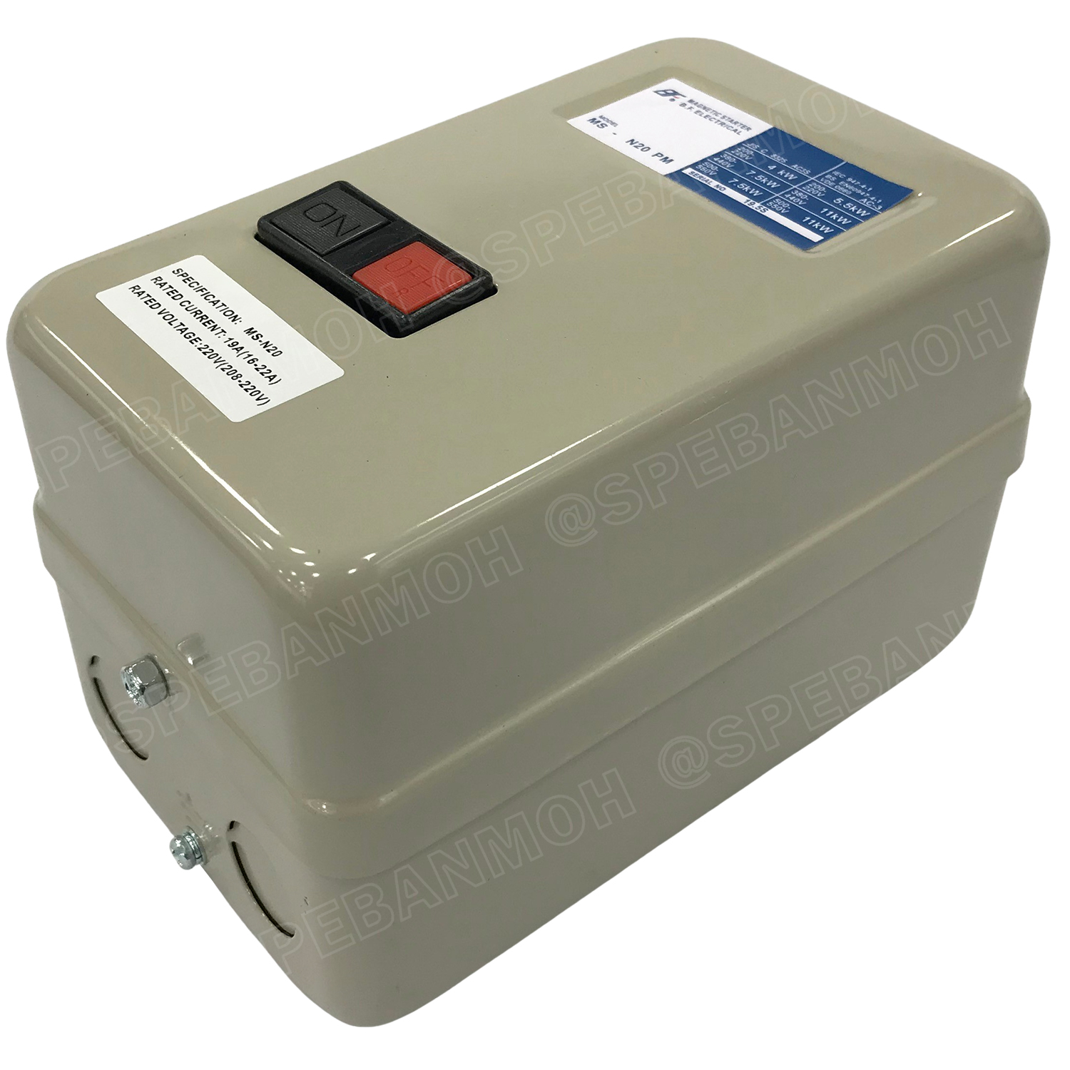 [ 1ชิ้น ] MS-N20 Coil 380V Magnetic Contactor + Overload [ S-N20 + TH-N20KP 19A ( 16-22A ) ] แมกเนติก คอนแท็คเตอร์ 22A + โอเวอร์โหลด พร้อมสาย วงจรสตาร์ท สต็อป แมกเนติกพร้อมสวิทช์ Start - Stop BF แมกเนติก สตาสเตอร์ แมกเนติกสวิทช์ คอลย์ 380V