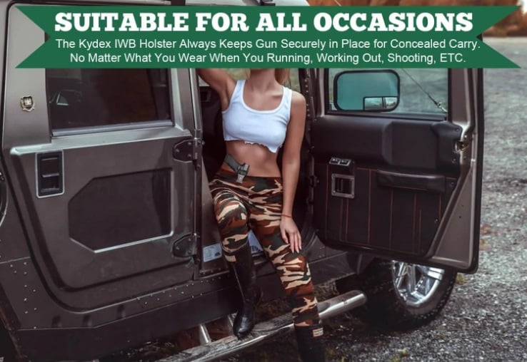 ซอง พกใน Kimber Micro 9mm USA WARRIORLAND Pistol Holster Kydex IWB Right Handed ส่งจากประเทศไทย